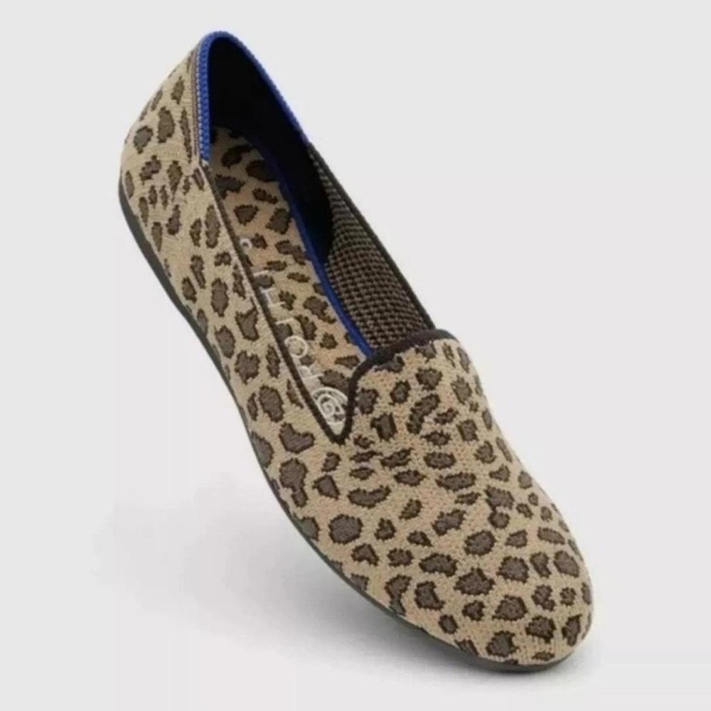 ROTHYS kids size 4 Leopard Print Slip-On Loafer